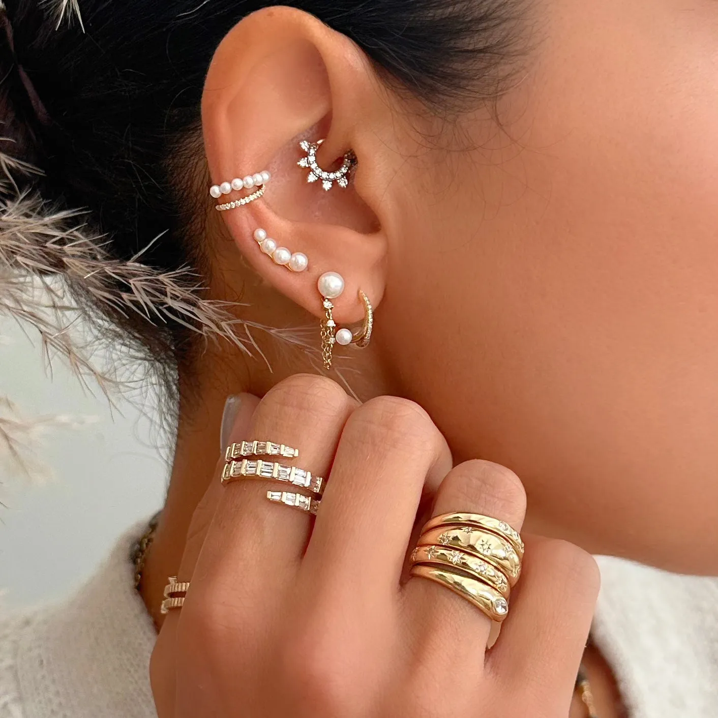 Mini Pearl Studs