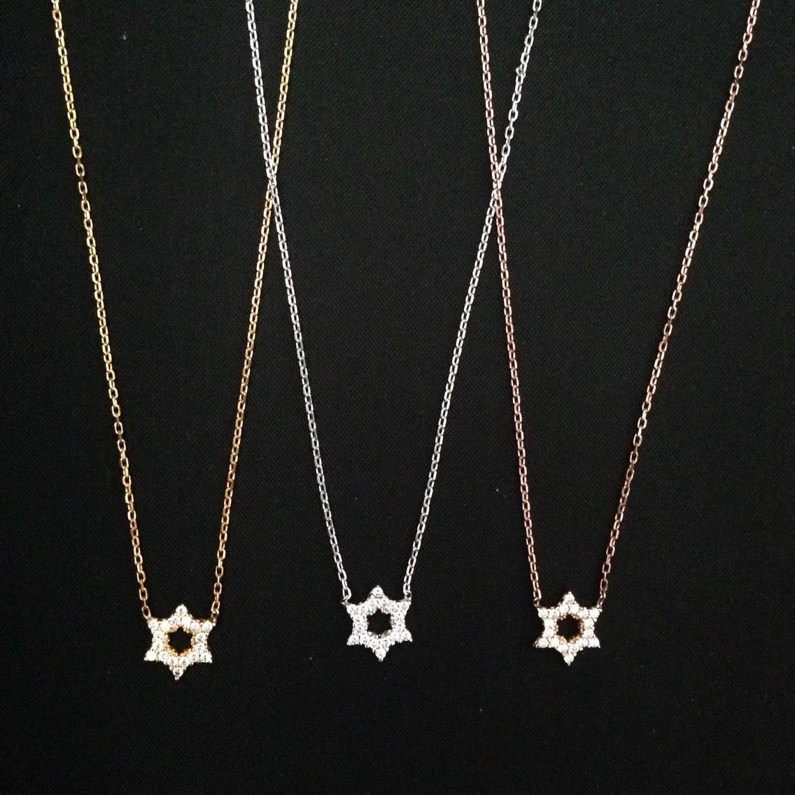 Mini Star of David Necklace