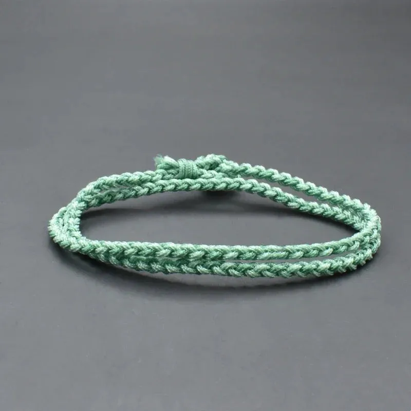 Minimalist Thread Rope Bracelets