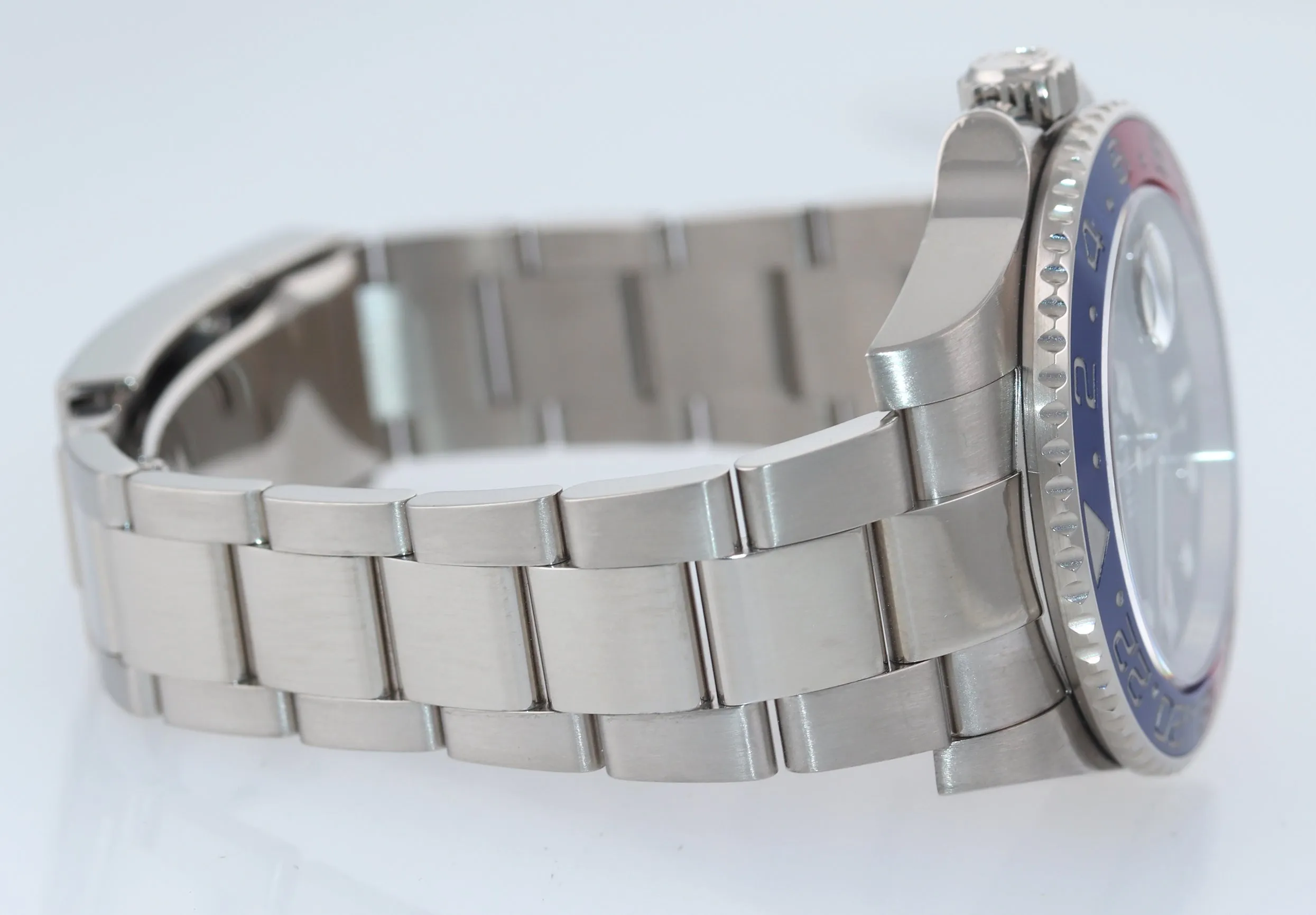 MINT 2015 PAPERS Rolex GMT-Master II MK1 Pepsi 18K White Gold 116719BLRO Watch