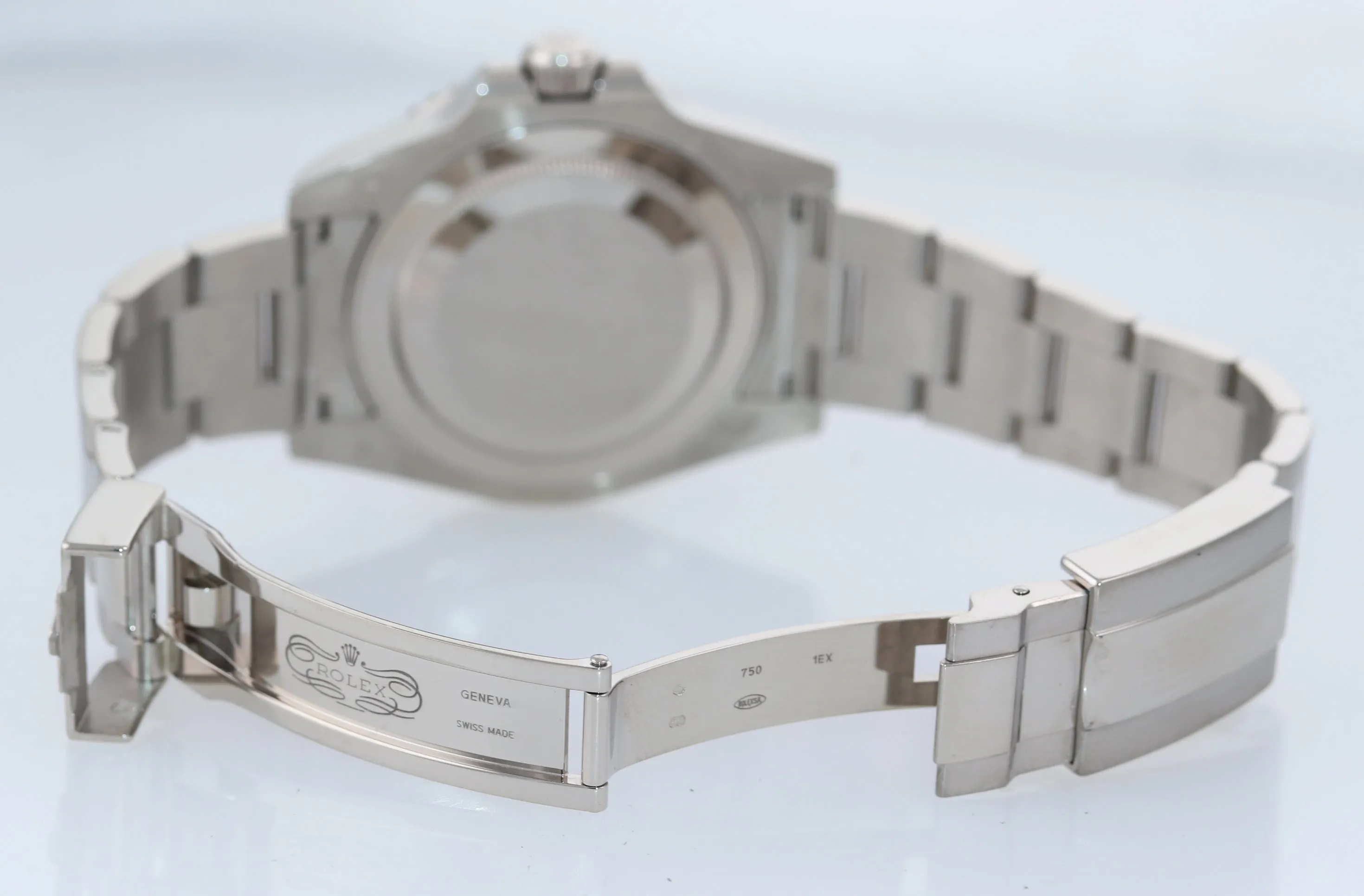 MINT 2015 PAPERS Rolex GMT-Master II MK1 Pepsi 18K White Gold 116719BLRO Watch