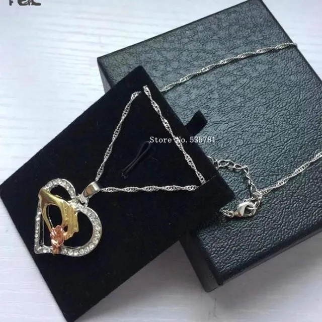 Mom & Baby Duo Heart Pendant