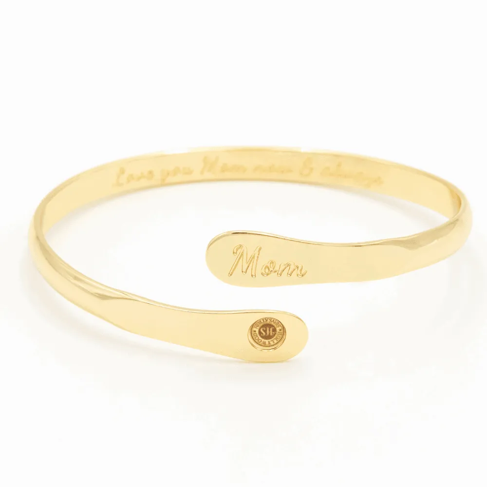 Mom Bracelets Engraved Bracelets Love you Mom Now & Always