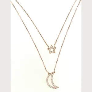 Moon & Star Necklace