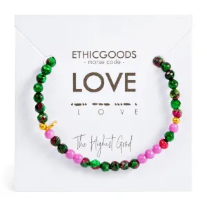 Morse Code Bracelet - Love
