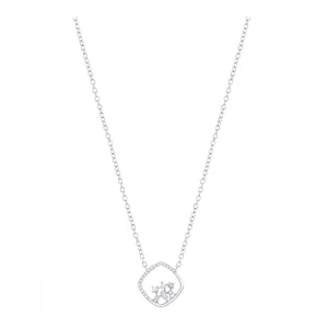 Multi-Shaped Diamond Square Necklace