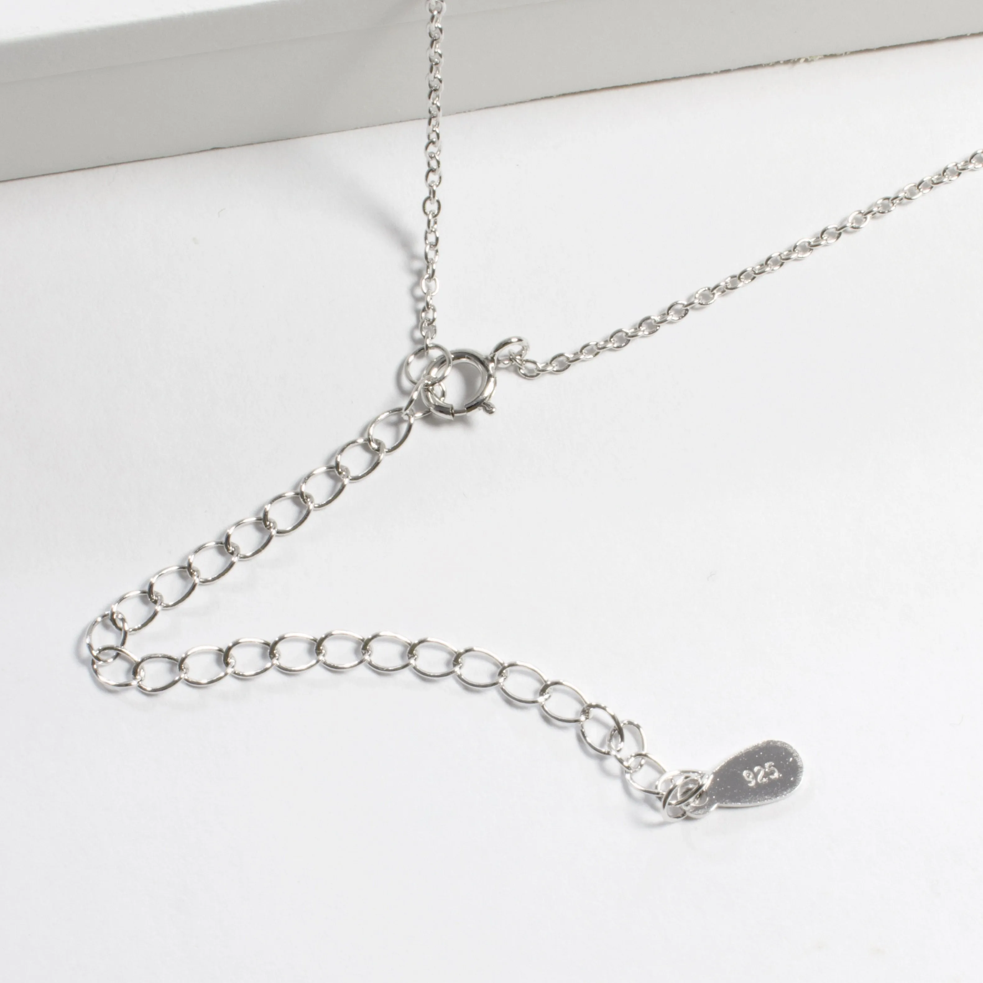 Multi Star CZ Drop Choker - Silver