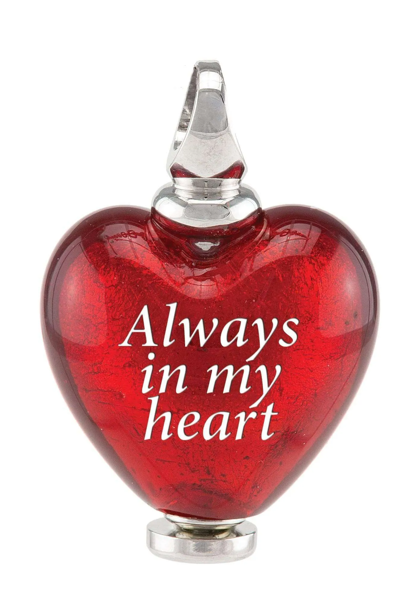 Murano Glass Heart Urn - July