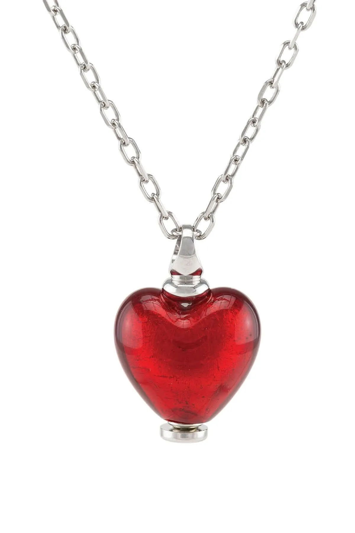 Murano Glass Heart Urn - July