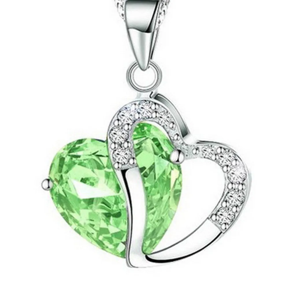 Necklace with Heart shaped Silver Pendant