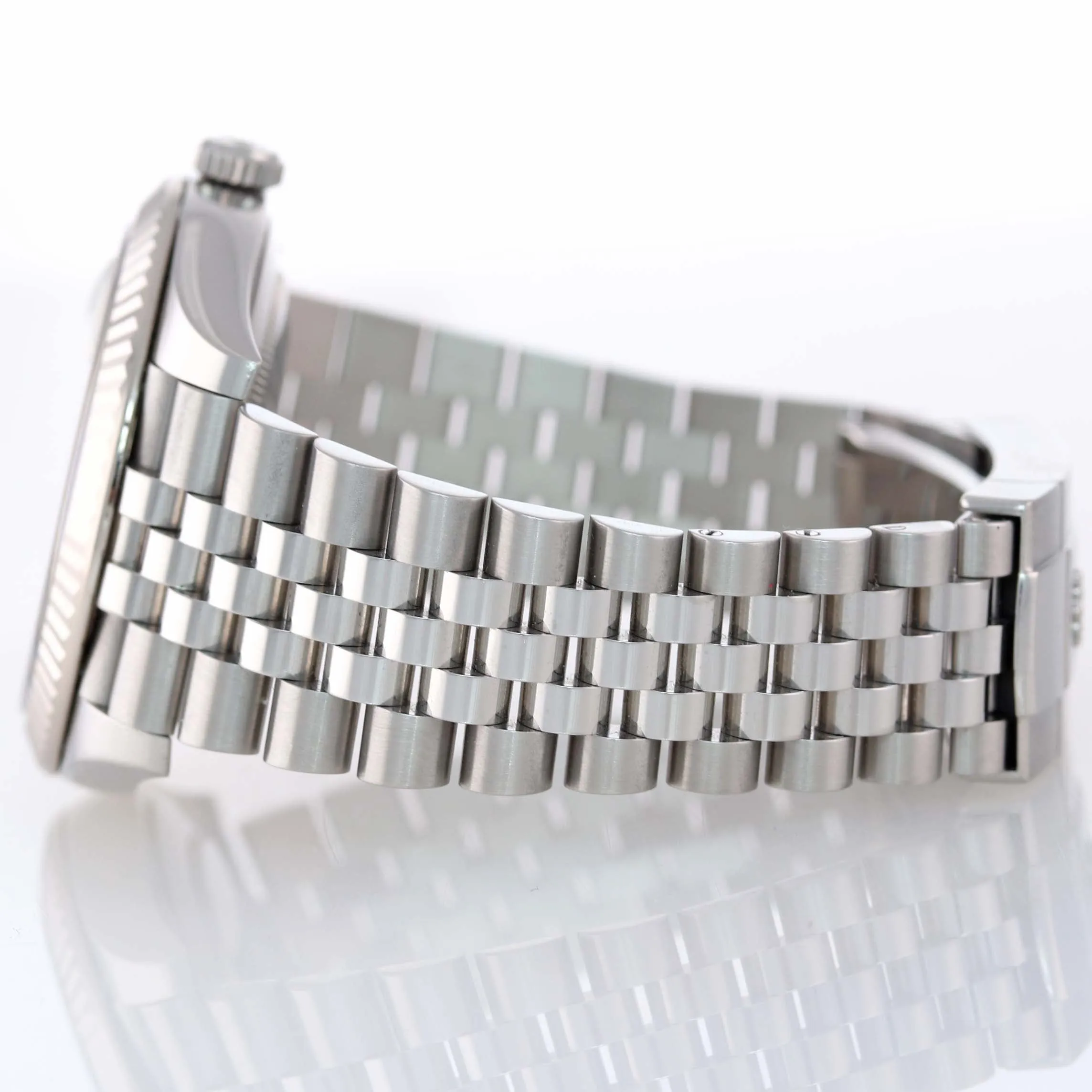 NEW 2019 Rolex DateJust 41 Silver 126334 Steel 18K White Gold Jubilee Watch Box