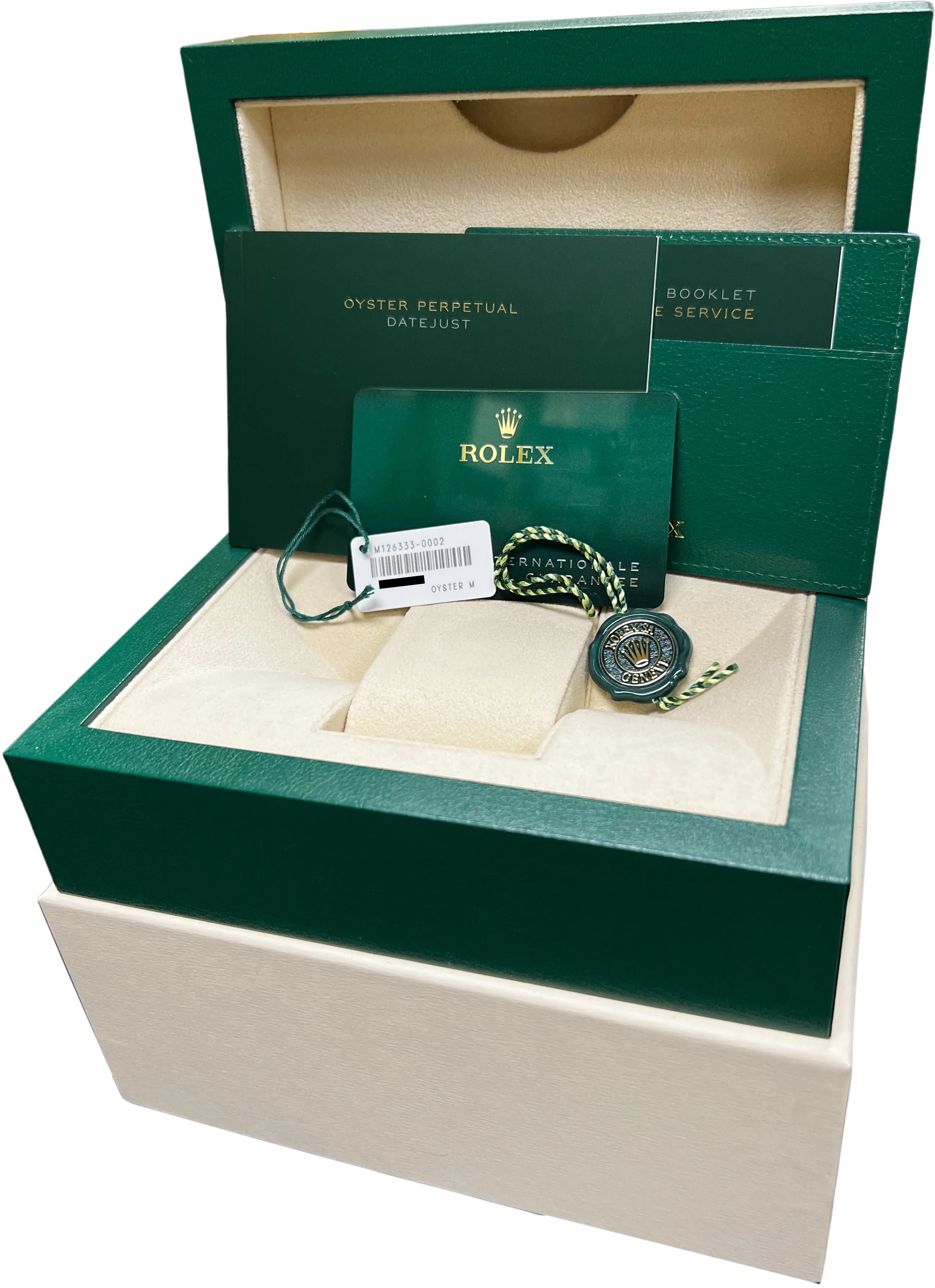 NEW STICKERED 2022 Rolex Datejust 41mm Silver Two-Tone Gold Jubilee Watch 126333