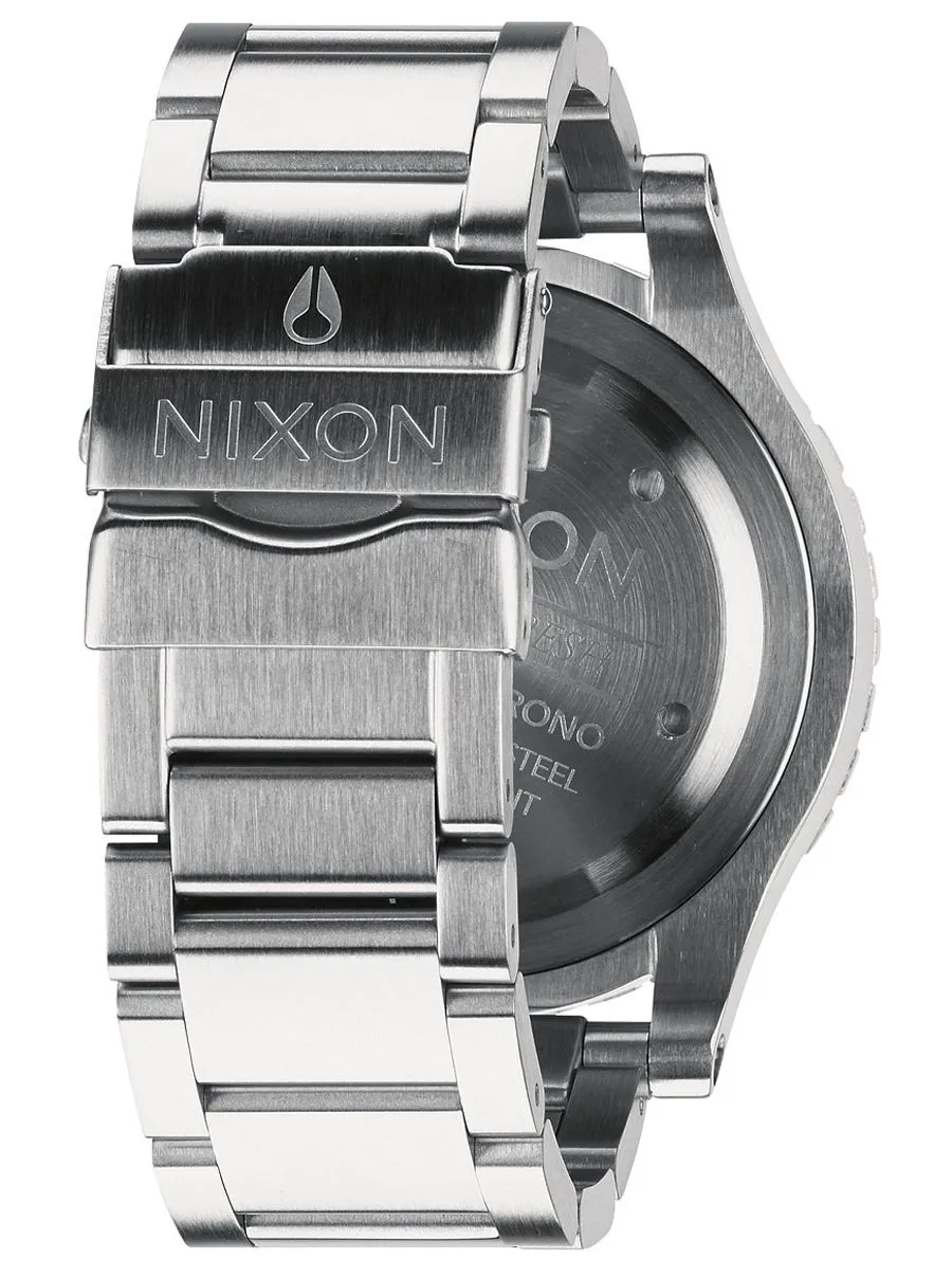 Nixon 48-20 Chrono Stainless Steel Black Dial Men's Watch Men's Watch A486-000