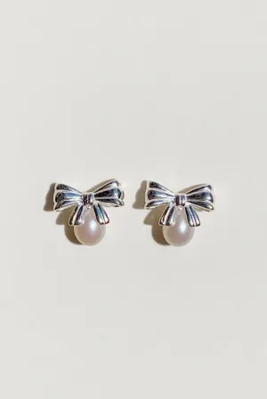 Norrie Bow Ear Studs (925 Silver)