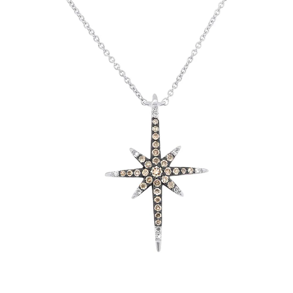 North Star Champagne Diamond Necklace