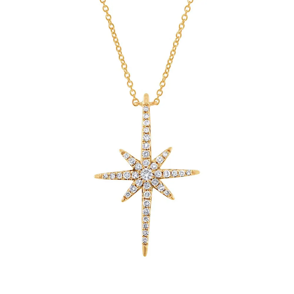 North Star Diamond Necklace