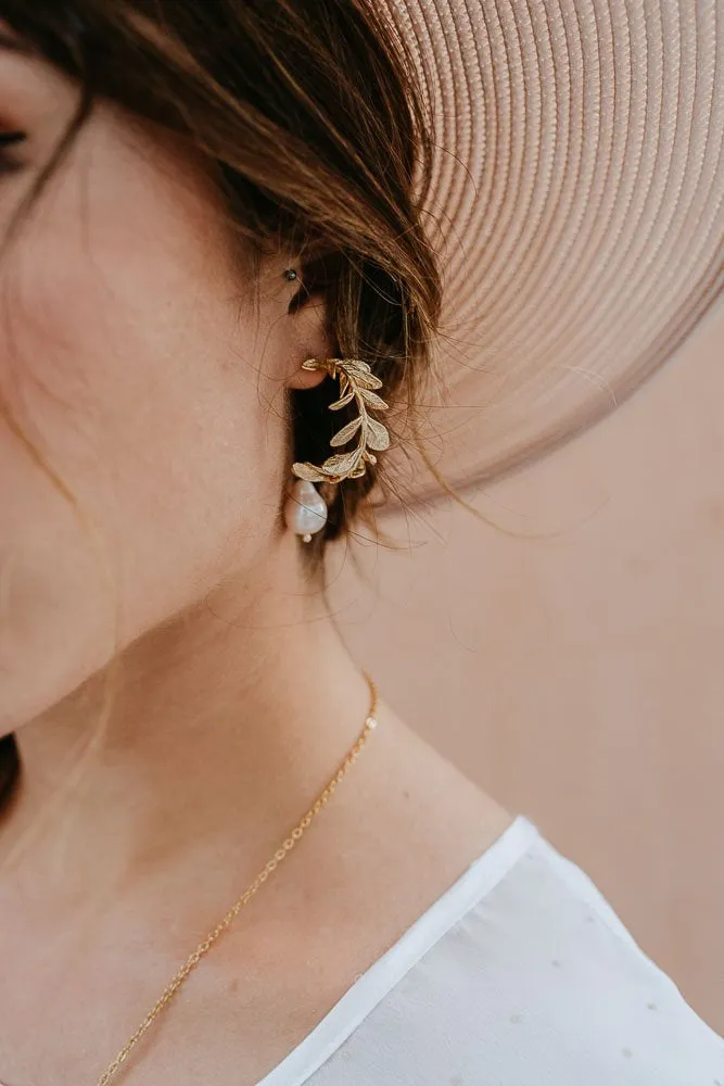 Olive Branch Earrings