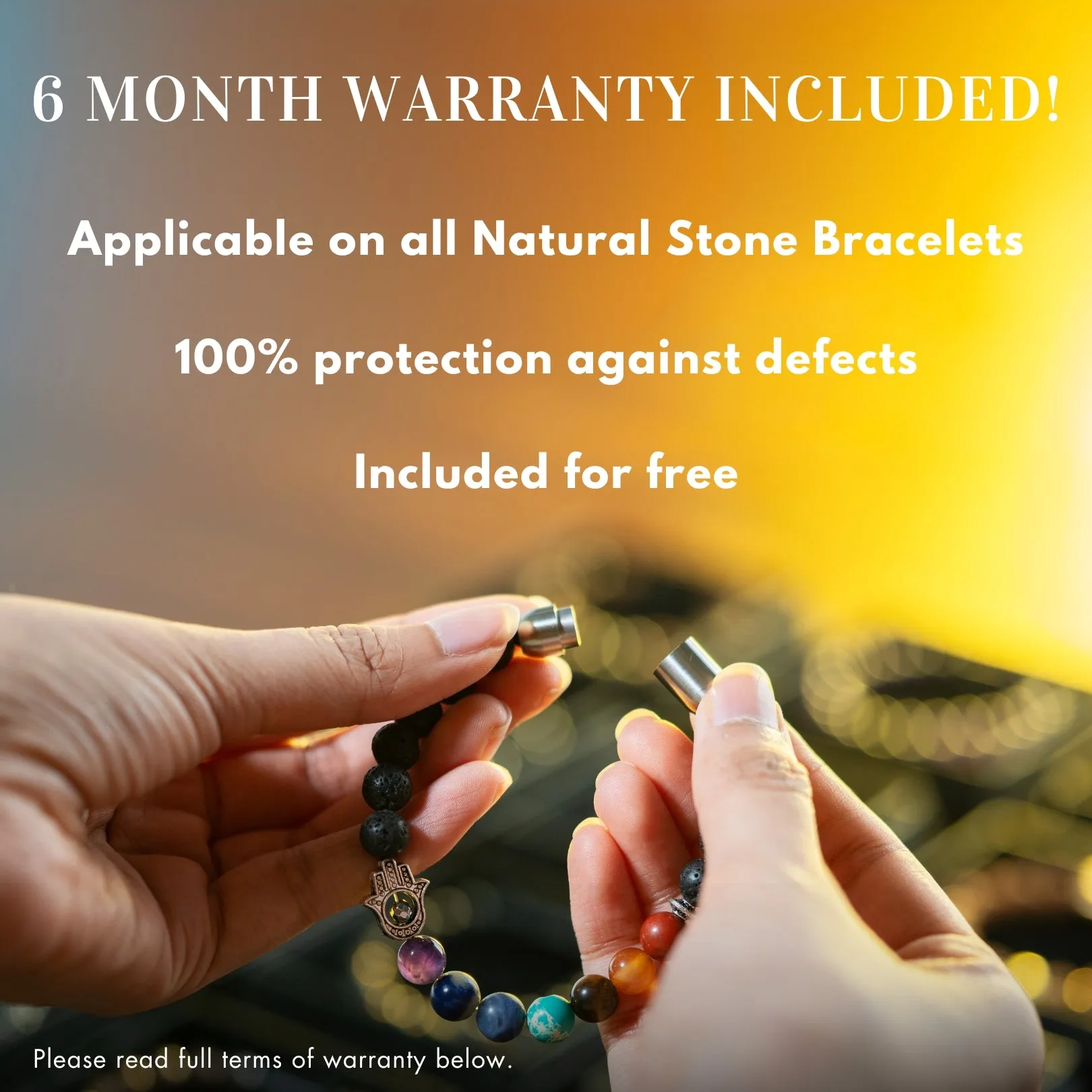 Onyx Natural Stone Couple Bracelet