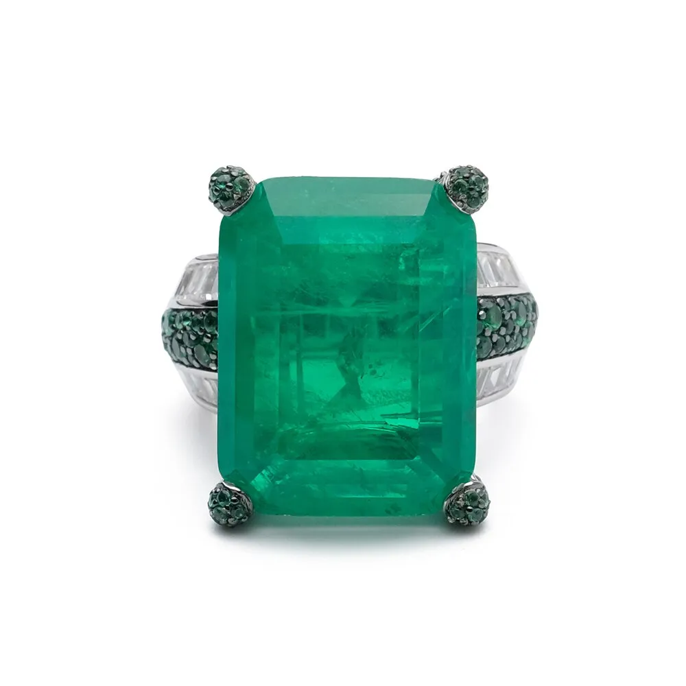 Original Amorita boutique  Full drill design square fashion ring