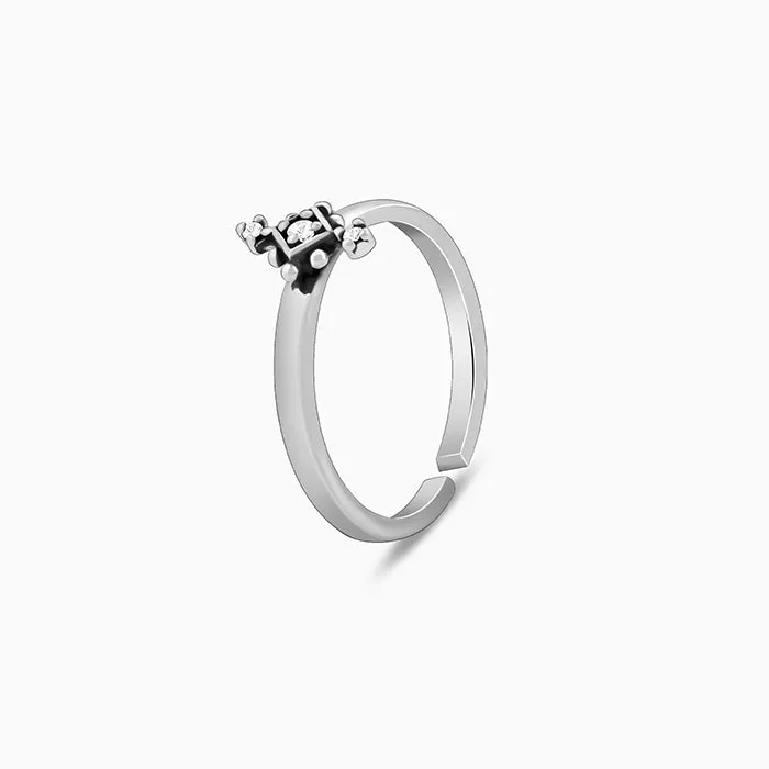 Oxidised Silver Simran Toe Rings