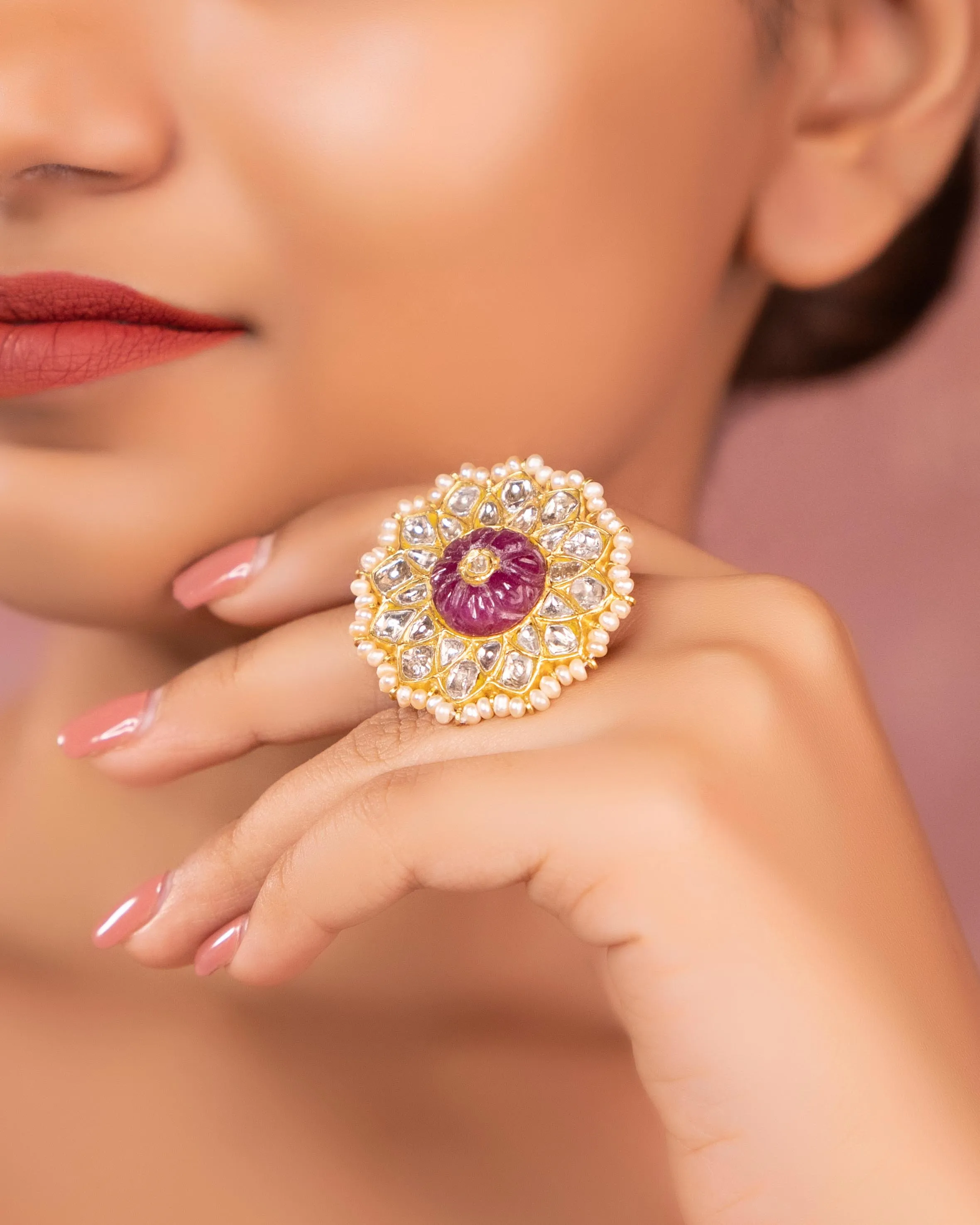 Palmira Polki Rings