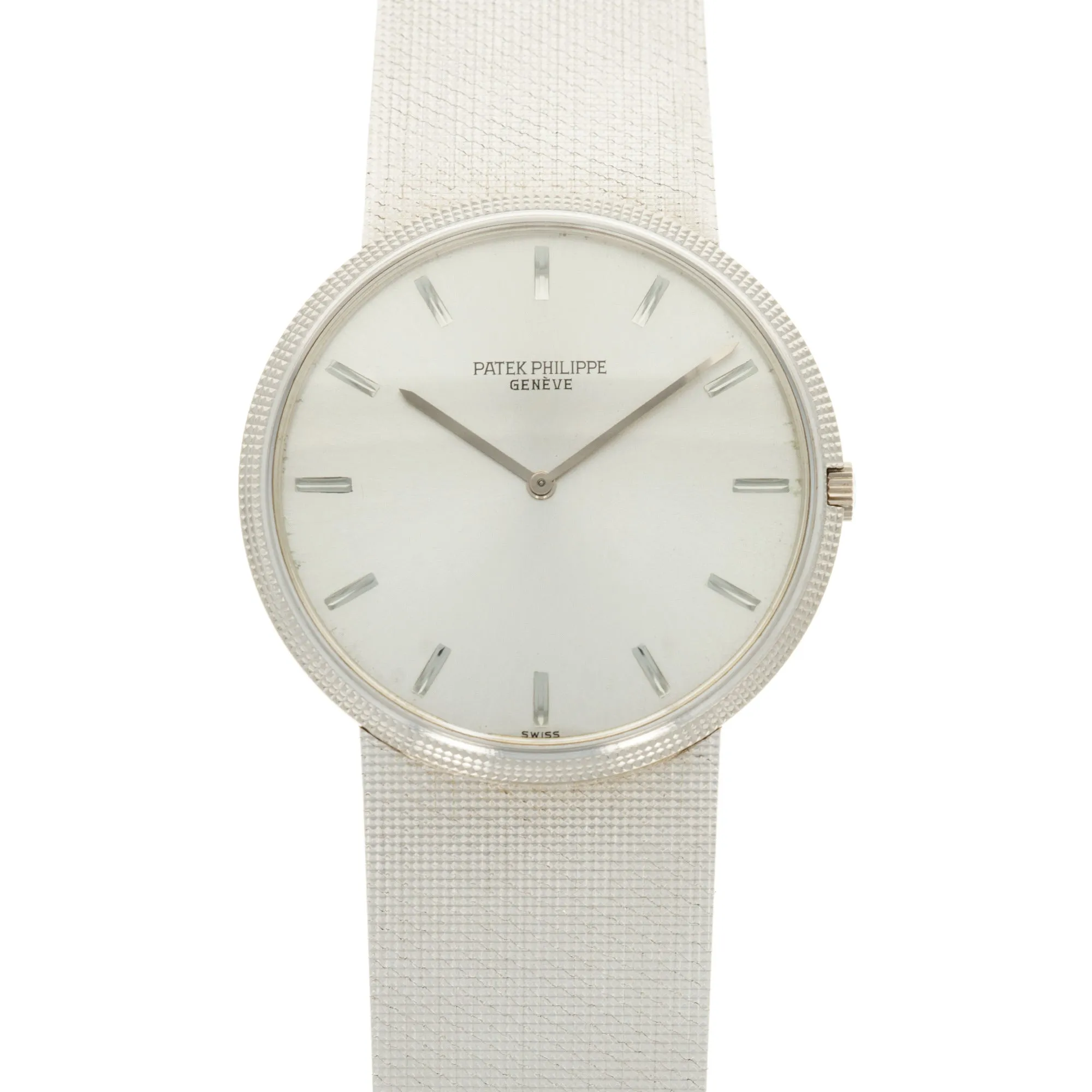 Patek Philippe White Gold Calatrava Ref. 3588 with Box and Papers