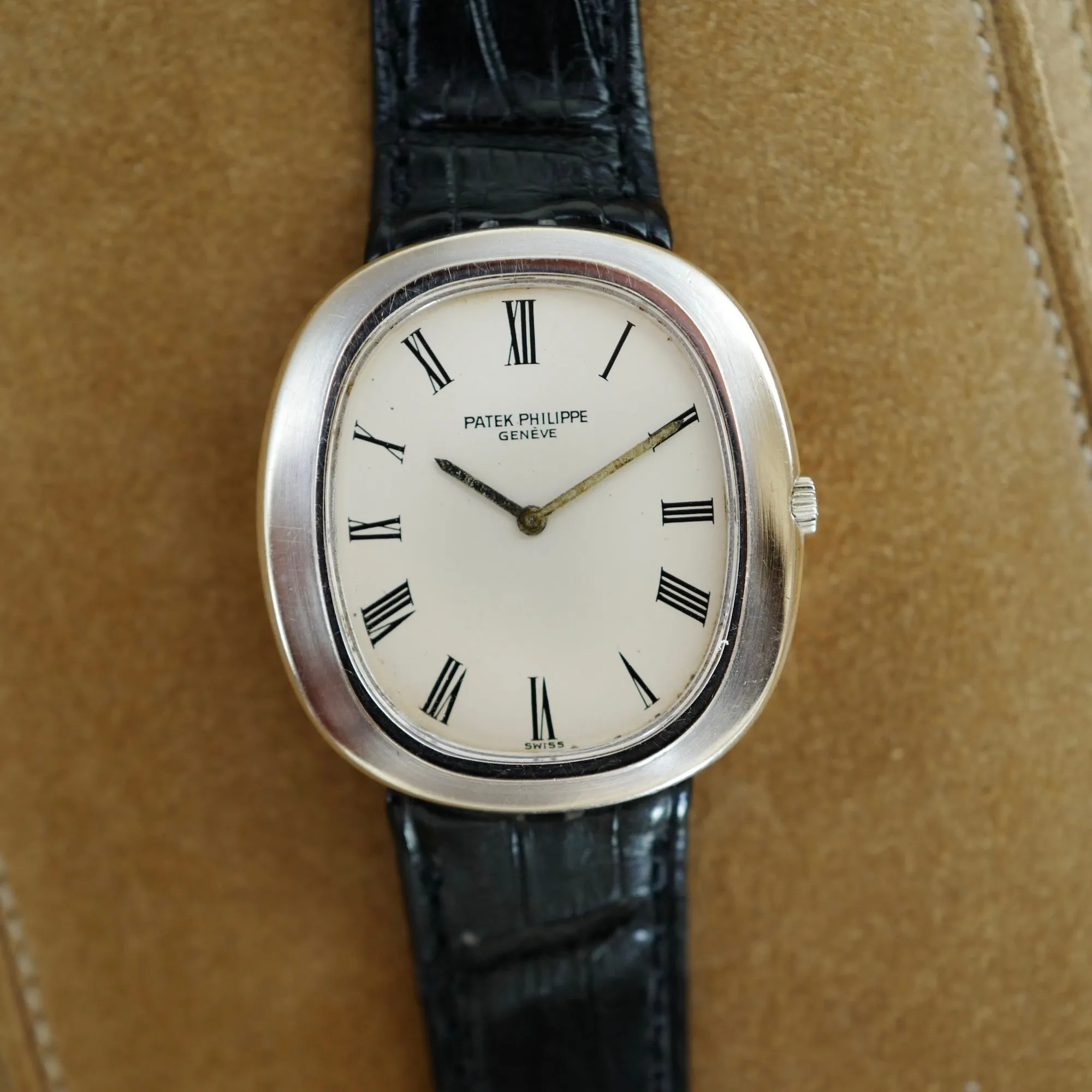 Patek Philippe White Gold Ellipse Watch Ref. 3589