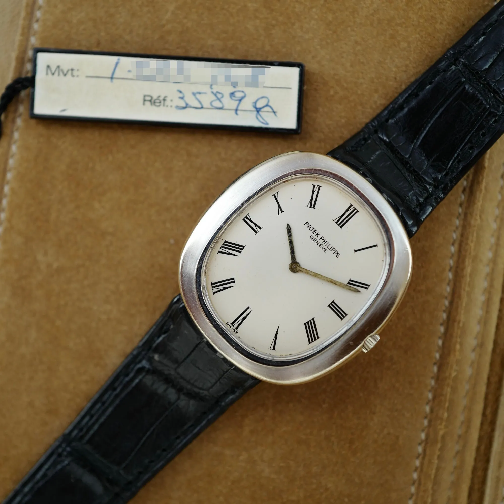 Patek Philippe White Gold Ellipse Watch Ref. 3589