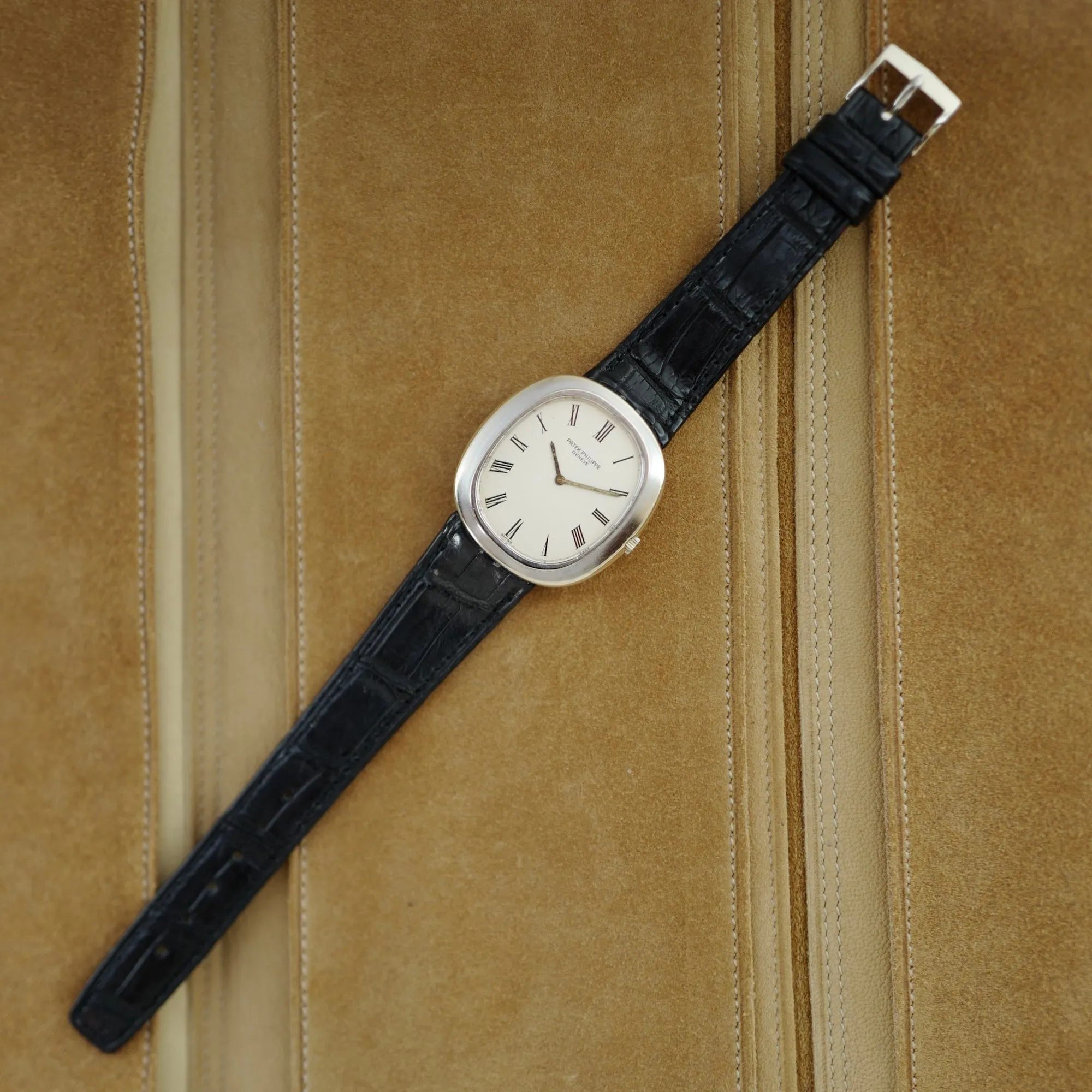 Patek Philippe White Gold Ellipse Watch Ref. 3589