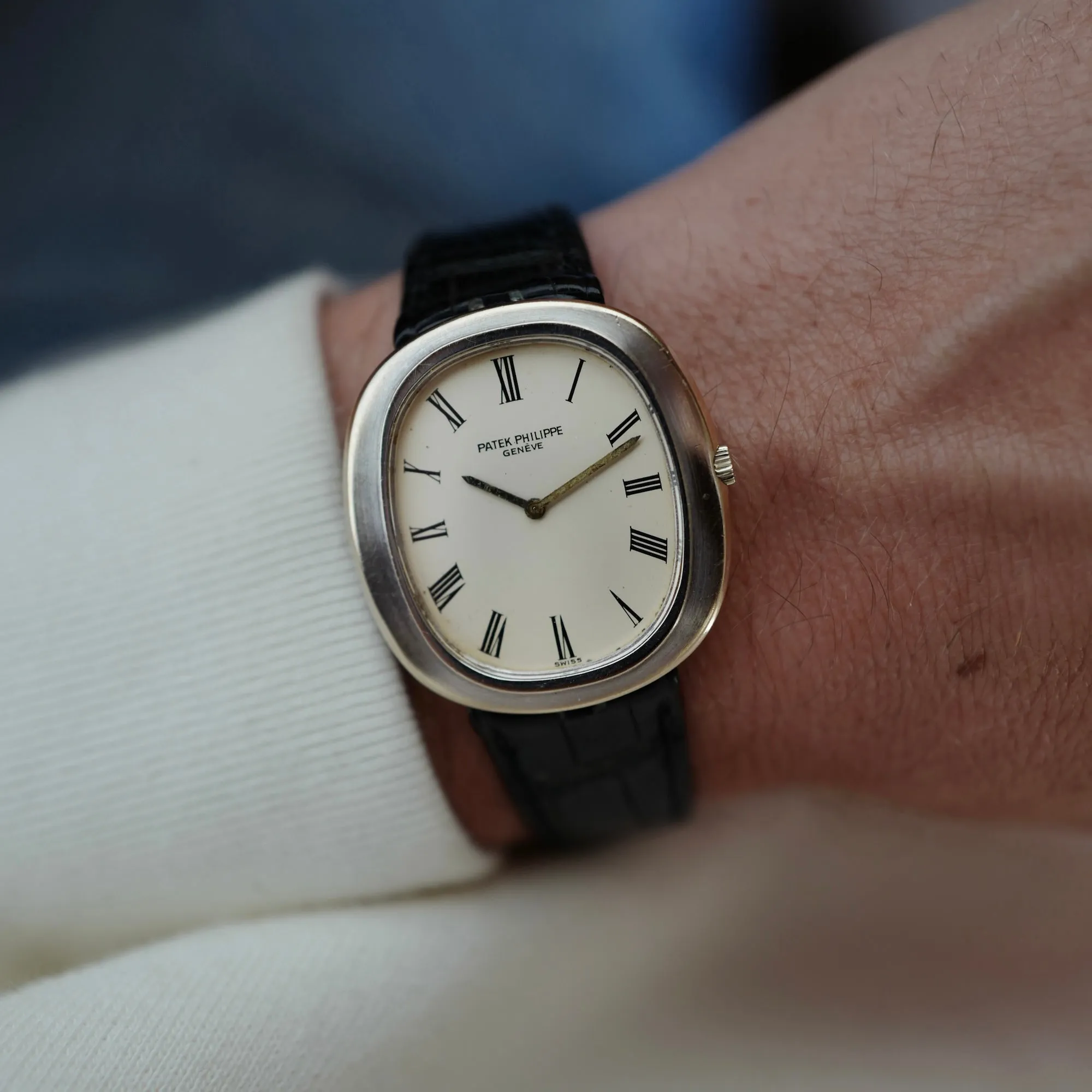 Patek Philippe White Gold Ellipse Watch Ref. 3589