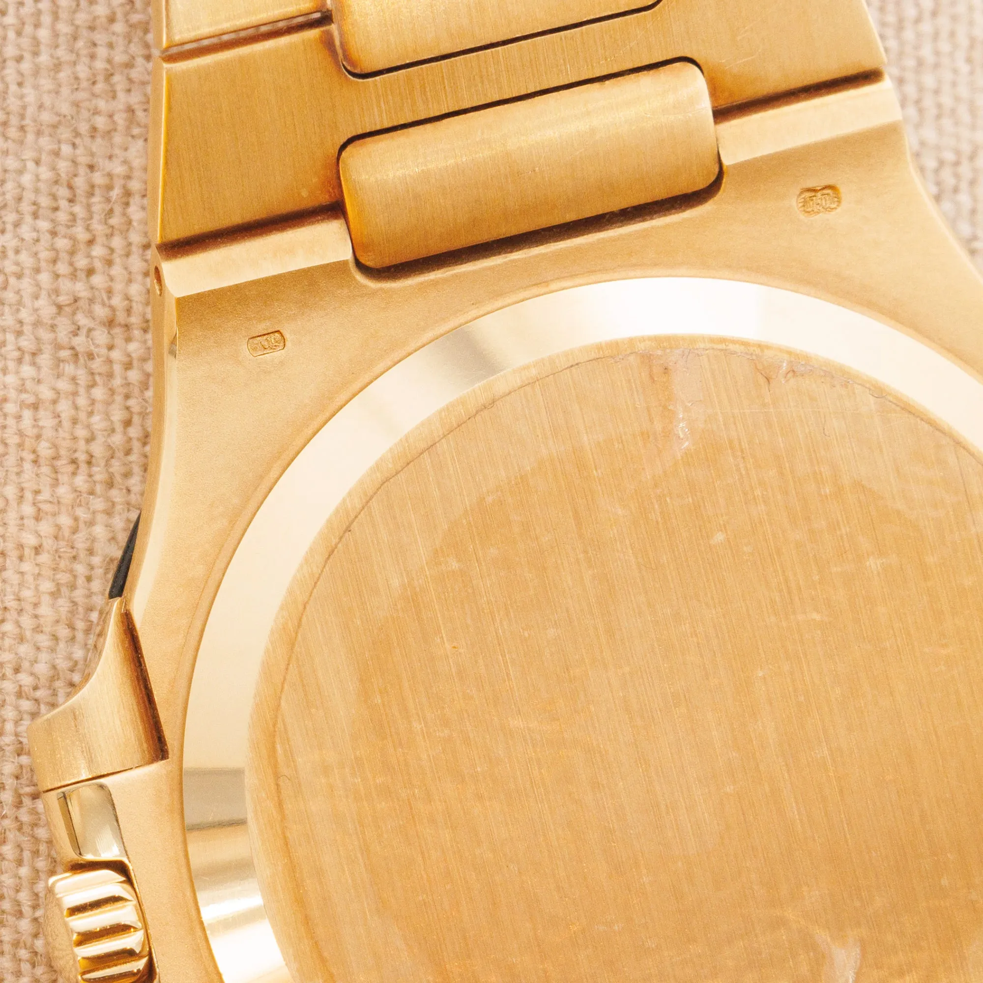 Patek Philippe Yellow Gold Nautilus Jumbo Watch Ref. 3700 in New Old Stock Condition