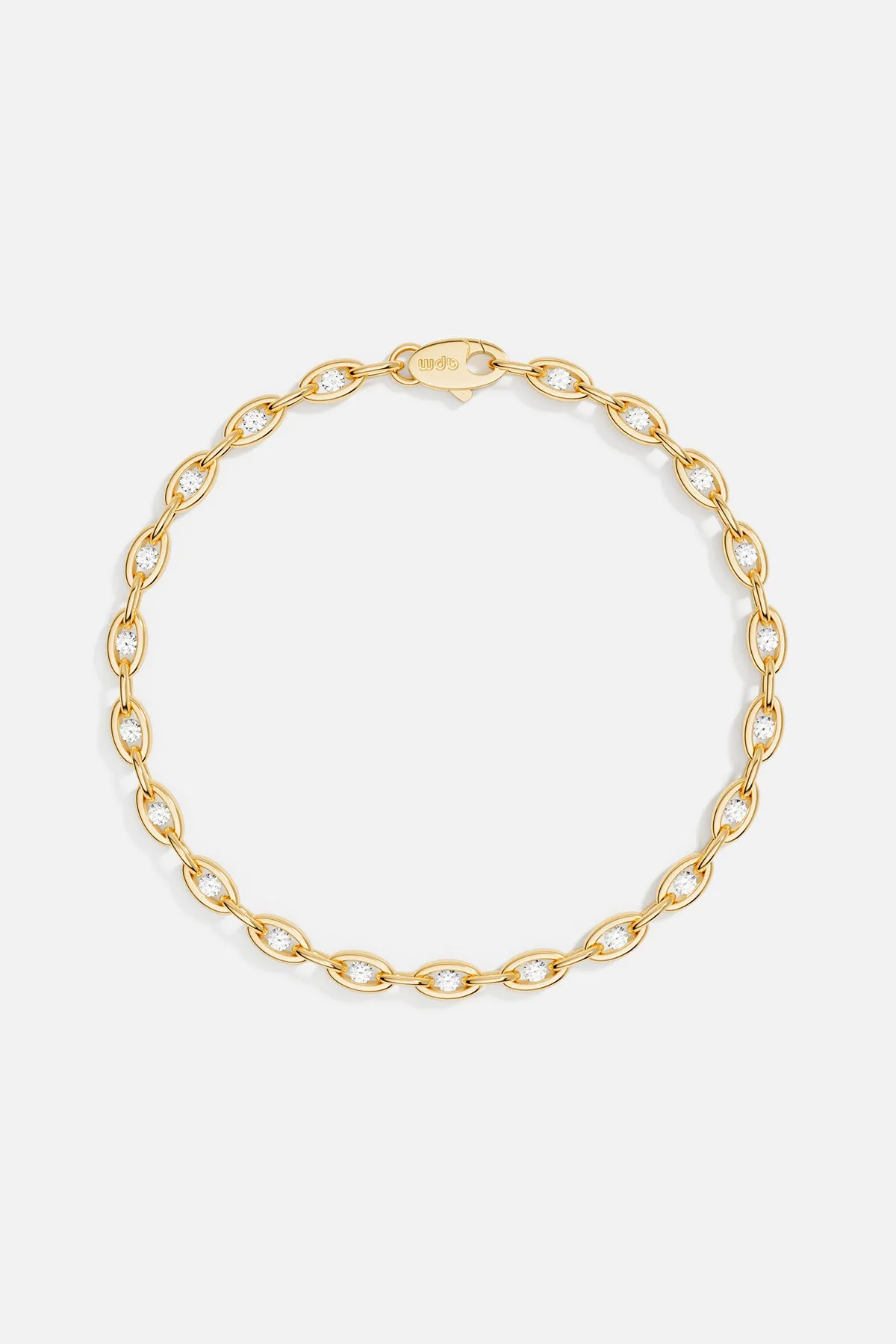Pavé Chain Adjustable Bracelet