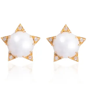 Pearl Star Studs