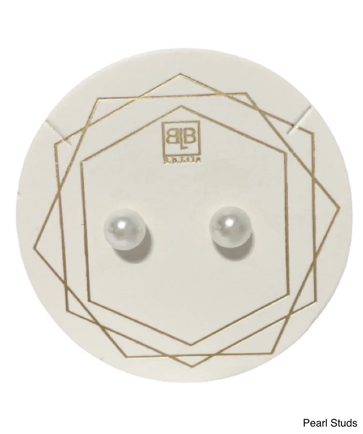 Pearl Studs by B.B. Lila