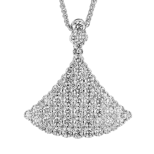 Pendant in 18k Gold with Diamonds