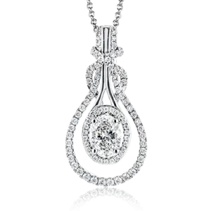 Pendant in 18k Gold with Diamonds
