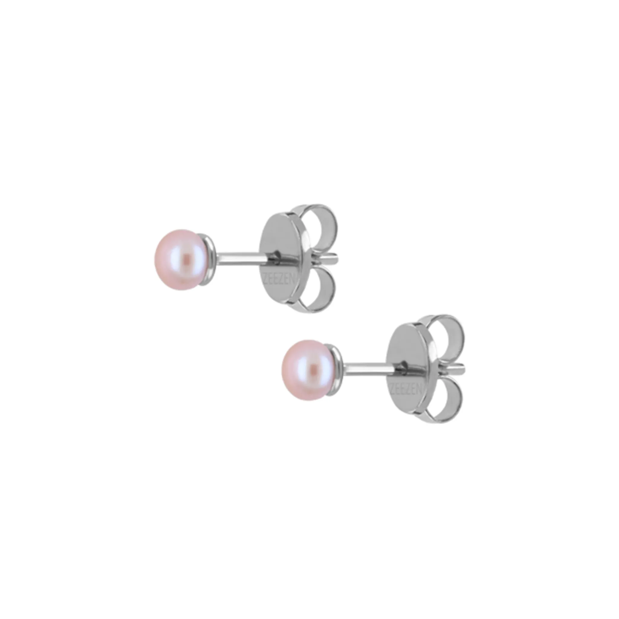 Perlulokkar - Bleikarperlur 4-4.5mm