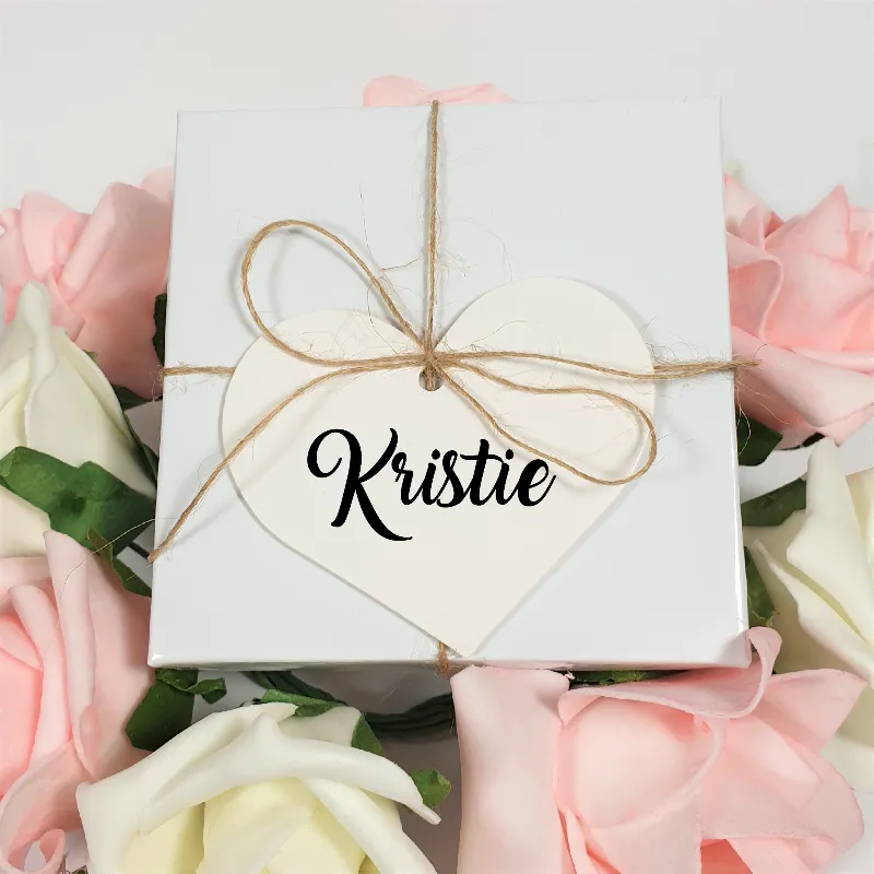 Personalised Bridesmaid Proposal - Heart Bangle