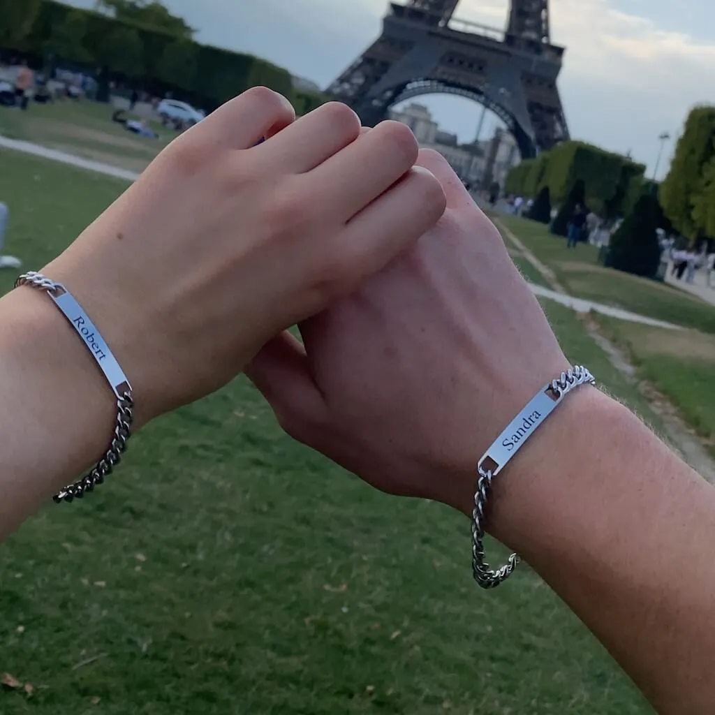 Personalized Couple Bracelet