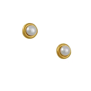Philippa Roberts - Large Cultured Pearl Posts