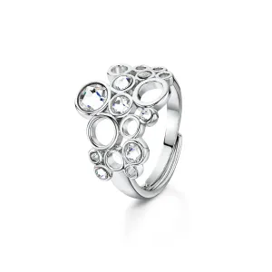 Phoebe Ring - Rhodium
