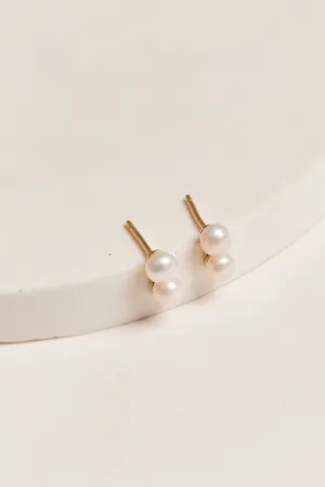 Pia Stud Earrings Gold