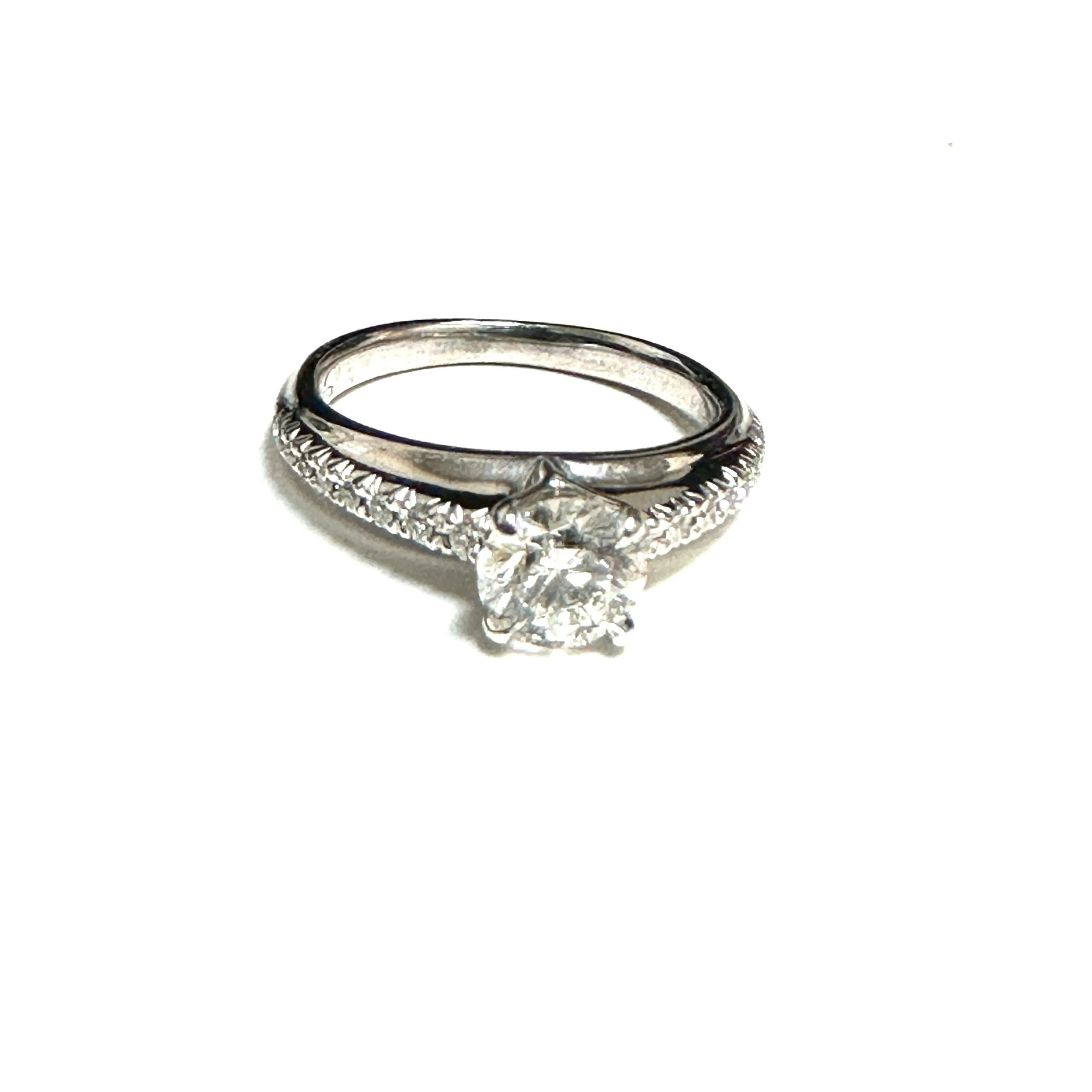 Platinum (1.00ct) Diamond Engagement Ring