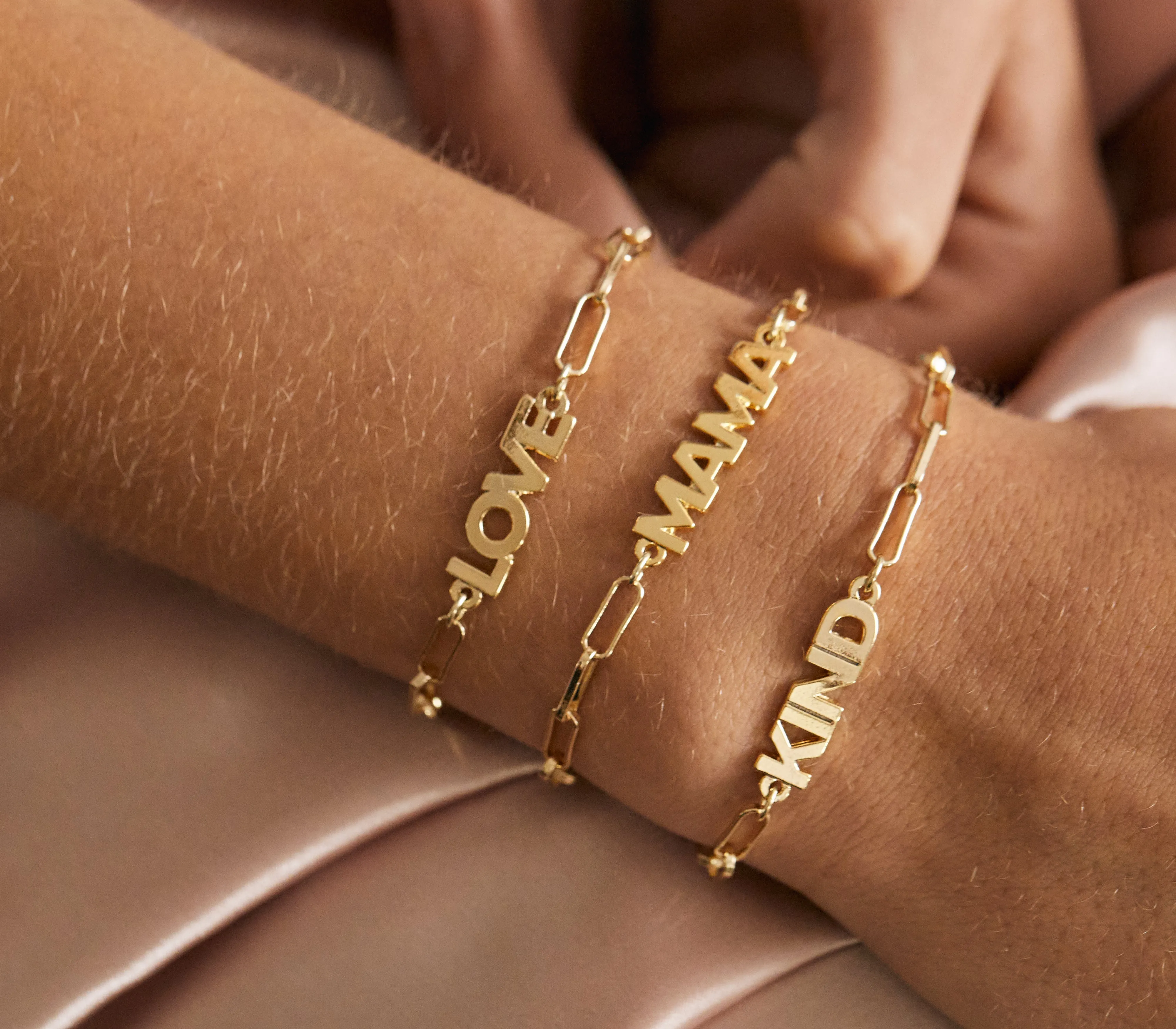 P.S. I Love You Love Bracelet in Gold