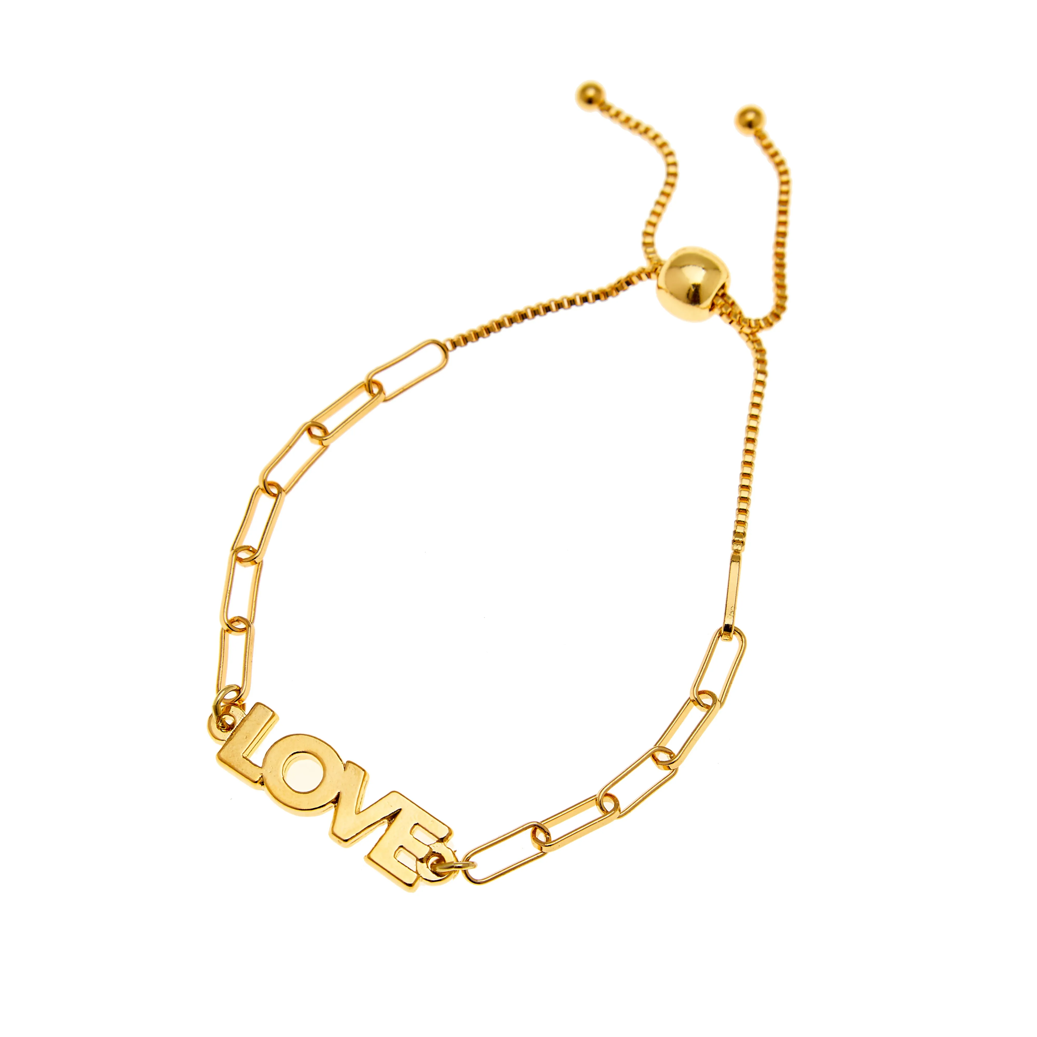 P.S. I Love You Love Bracelet in Gold