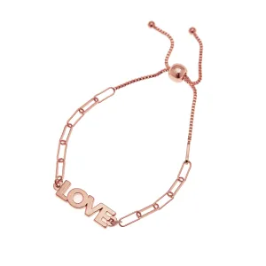 P.S. I Love You Love Bracelet in Rose Gold