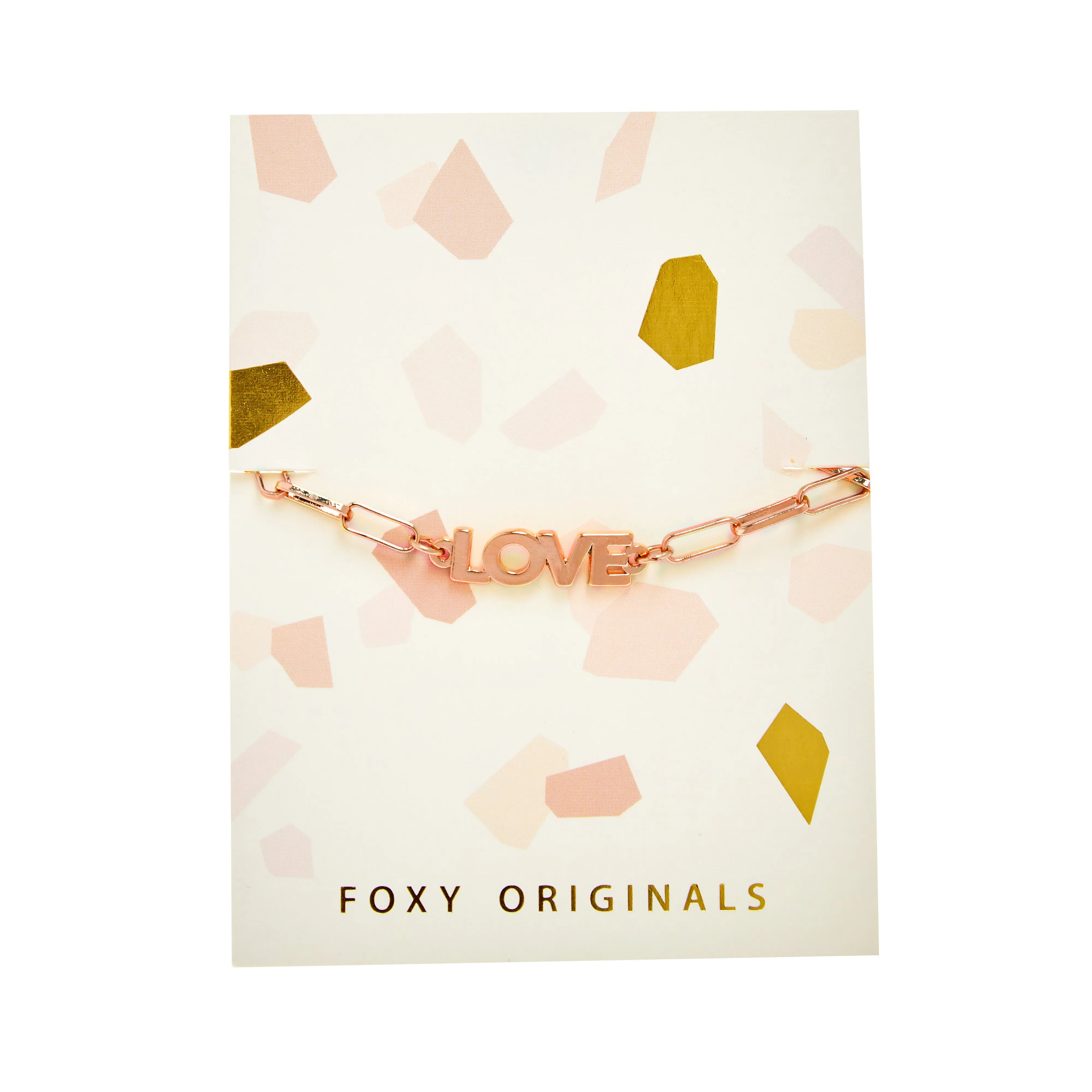 P.S. I Love You Love Bracelet in Rose Gold
