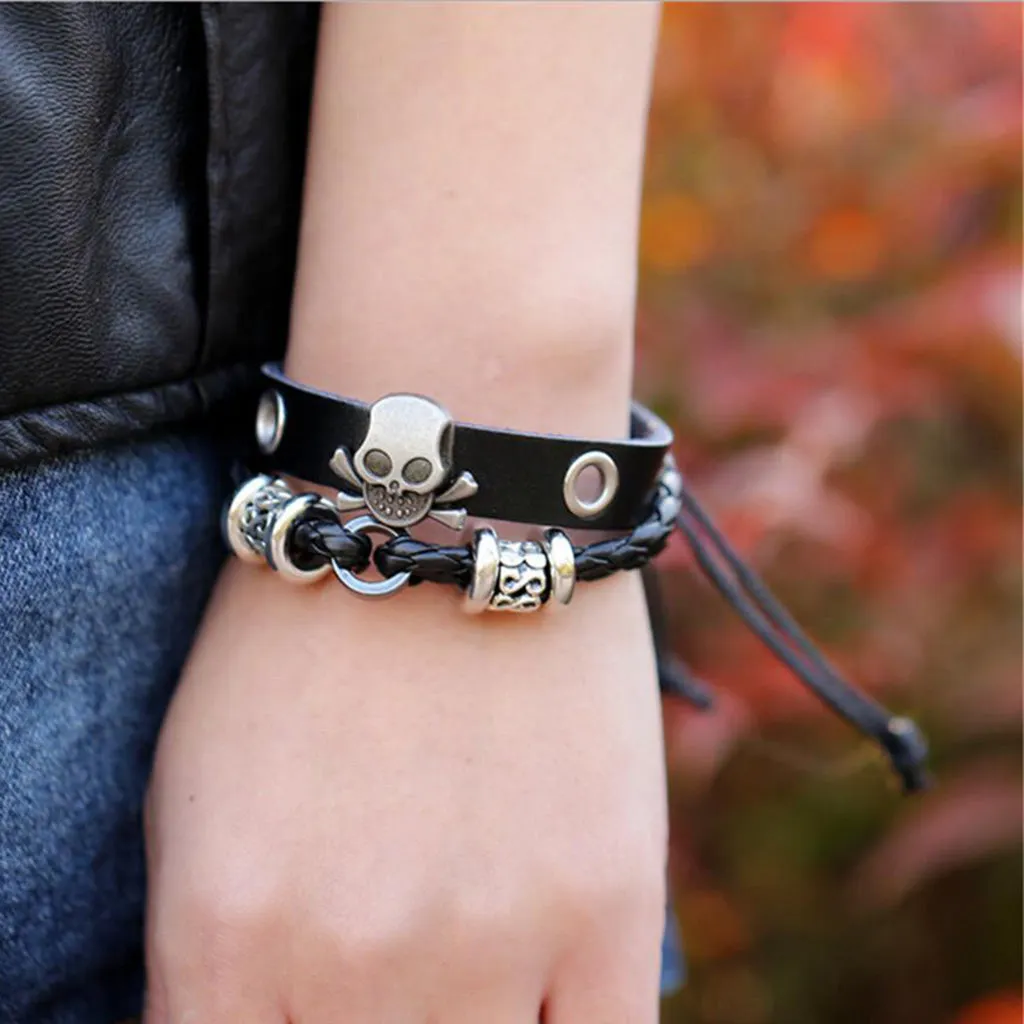 Punk Style Skull Bracelet
