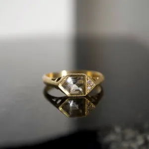 Quartz Bullet Ring