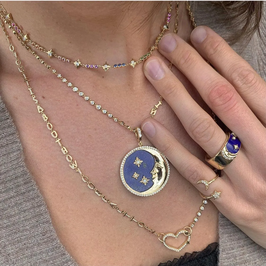 Rainbow Stars Bracelet or Necklace
